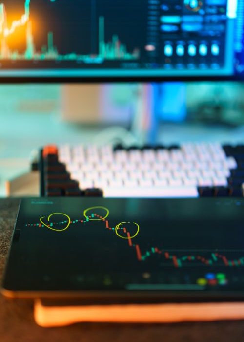 stock market chart pexels