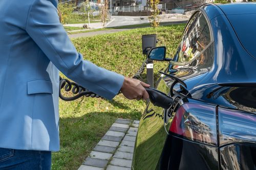 pexels.com photo electric car charging